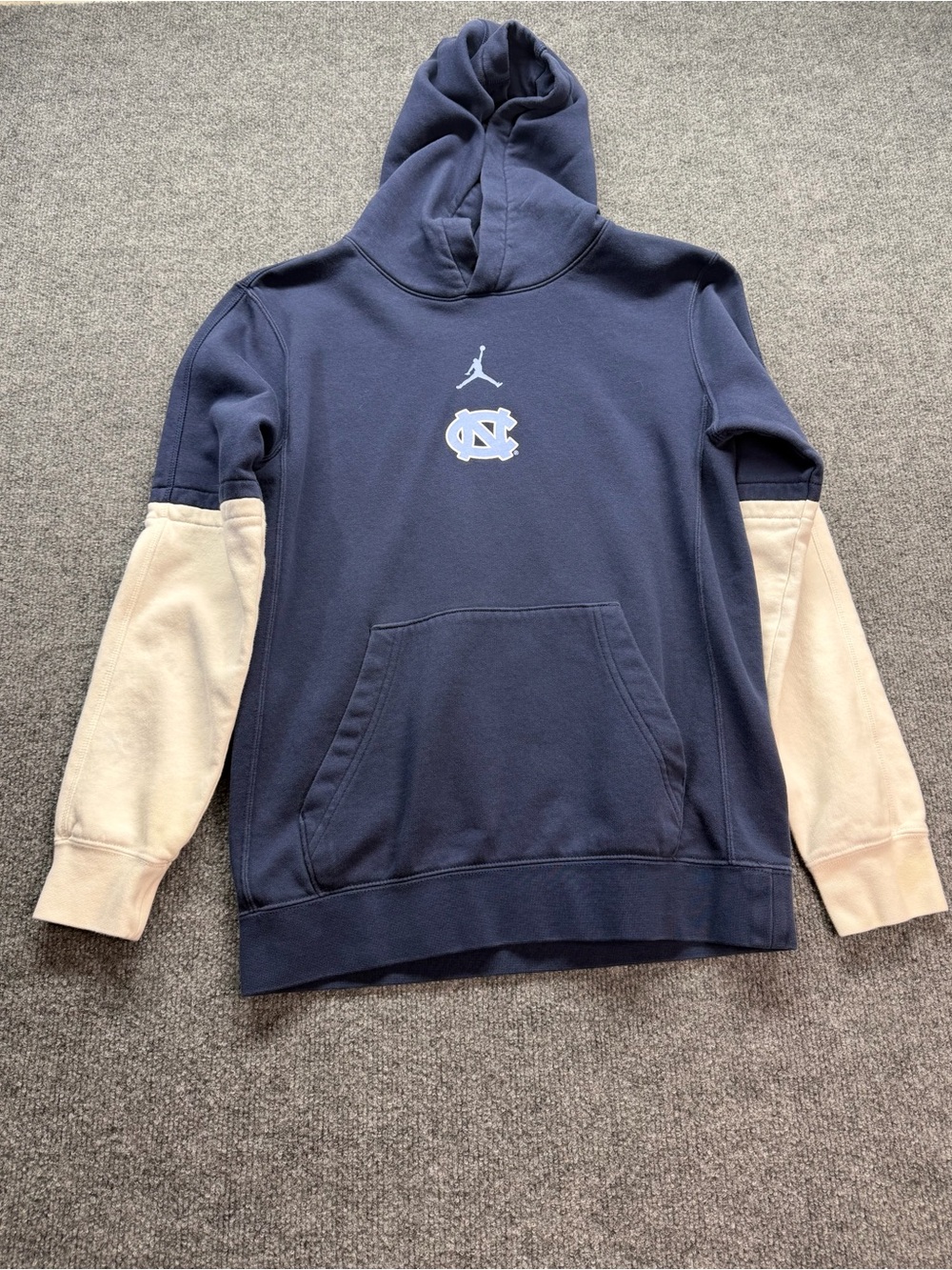 Jordan x UNC Navy and Cream Pullover Hoodie